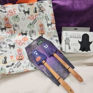 Canvas Tote, Color Changing Ghost  Spatulas & Quick Dry Ghost Sponges